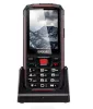 Evolveo StrongPhone Z4 ütés- és vízálló IP68 mobiltelefon dokkolóval, kártyafüggetlen, Dual Sim, fekete-piros