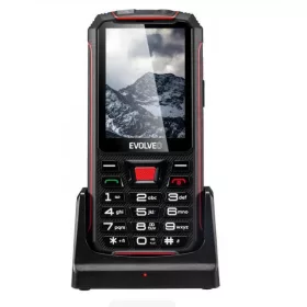   Evolveo StrongPhone Z4 ütés- és vízálló IP68 mobiltelefon dokkolóval, kártyafüggetlen, Dual Sim, fekete-piros