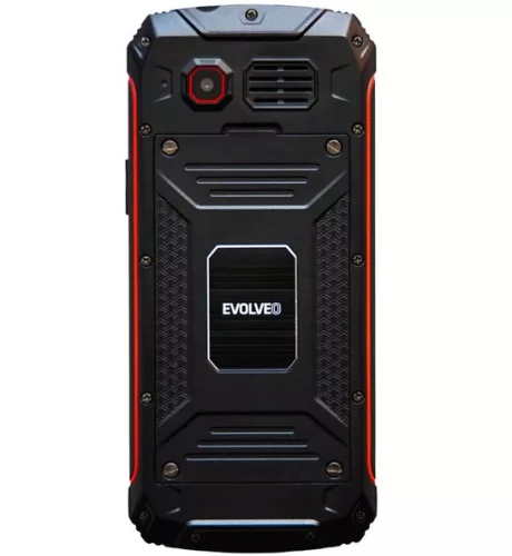 Evolveo StrongPhone Z4 ütés- és vízálló IP68 mobiltelefon dokkolóval, kártyafüggetlen, Dual Sim, fekete-piros