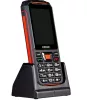 Evolveo StrongPhone Z4 ütés- és vízálló IP68 mobiltelefon dokkolóval, kártyafüggetlen, Dual Sim, fekete-piros