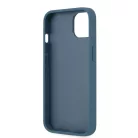 Guess Apple iPhone 13 (6.1) PU 4G Metal Logo hátlapvédő tok kék (GUHCP13M4GMGBL)