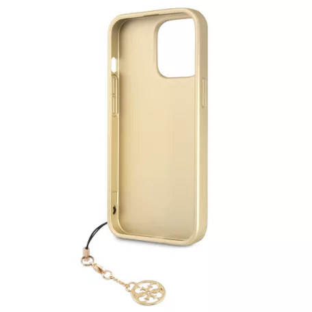 Guess Apple iPhone 13 Pro Max (6.7) PU 4G Printed Stripe hátlapvédő tok barna (GUHCP13XGF4GBR)