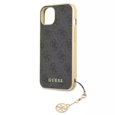   Guess Apple iPhone 13 Mini (5.4) PU 4G Printed Stripe hátlapvédő tok szürke (GUHCP13SGF4GGR)