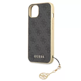   Guess Apple iPhone 13 Mini (5.4) PU 4G Printed Stripe hátlapvédő tok szürke (GUHCP13SGF4GGR)