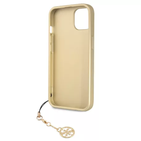 Guess Apple iPhone 13 (6.1) PU 4G Printed Stripe hátlapvédő tok szürke (GUHCP13MGF4GGR)