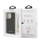 Guess Apple iPhone 13 Pro (6.1) 4G Charms hátlapvédő tok szürke (GUHCP13LGF4GGR)