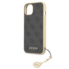   Guess Apple iPhone 13 Pro Max (6.7) PU 4G Printed Stripe hátlapvédő tok szürke (GUHCP13XGF4GGR)