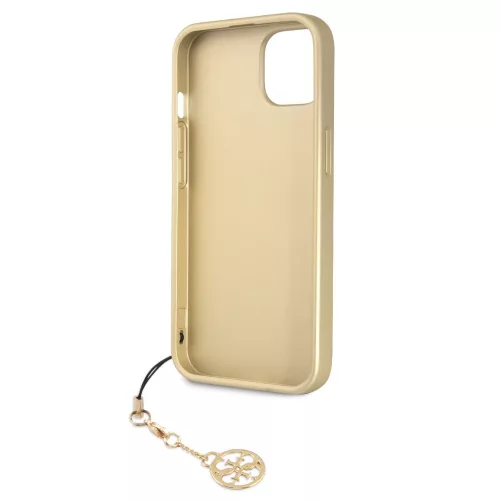 Guess Apple iPhone 13 Pro Max (6.7) PU 4G Printed Stripe hátlapvédő tok szürke (GUHCP13XGF4GGR)