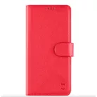 Tactical Field Notes T-Mobile T Phone 2 5G oldalra nyíló mágneses könyv tok szilikon belsővel piros
