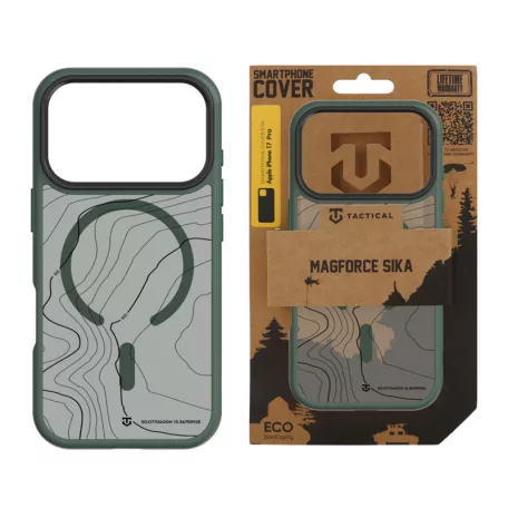 Tactical MagForce Hyperstealth Apple iPhone 17 Pro (6.3) ütésálló Magsafe TPU tok zöld