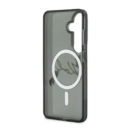 Karl Lagerfeld IML Choupette Magnetic Samsung S942 Galaxy S26 hátlapvédő tok fekete (KLHMS26S5HKSCAK)