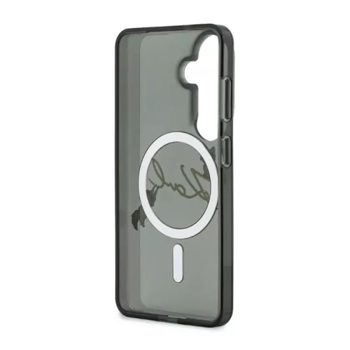 Karl Lagerfeld IML Choupette Magnetic Samsung S948 Galaxy S26 Ultra hátlapvédő tok fekete (KLHMS26L5HKSCAK)