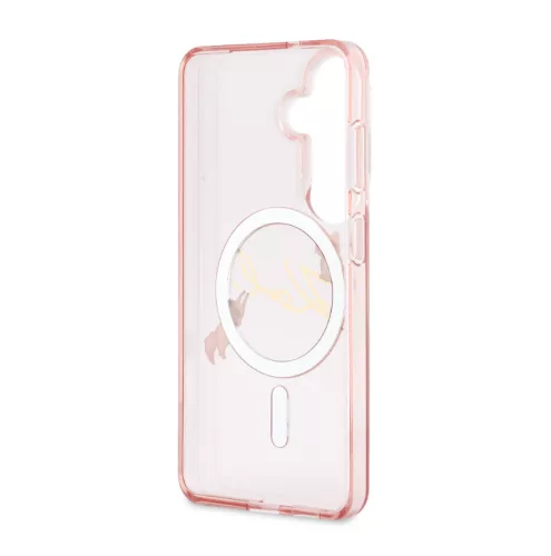 Karl Lagerfeld IML Choupette Magnetic Samsung S948 Galaxy S26 Ultra hátlapvédő tok pink (KLHMS26L5HKSCAP)