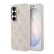 Guess PU Leather Gold Frame MagSafe Samsung S942 Galaxy S26 hátlapvédő tok pink (GUHMS26SP4MSEGCP)