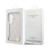 Guess PU Leather Gold Frame MagSafe Samsung S948 Galaxy S26 Ultra hátlapvédő tok pink (GUHMS26LP4MSEGCP)