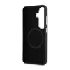 Karl Lagerfeld Grained PU Leather K&CH Samsung Galaxy S26 Plus hátlapvédő tok fekete (KLHMS26M6PFKCLK)