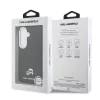 Karl Lagerfeld Grained PU Leather K&CH Samsung Galaxy S26 Plus hátlapvédő tok fekete (KLHMS26M6PFKCLK)