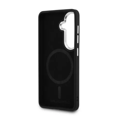 Karl Lagerfeld PU RSG Logo Samsung S948 Galaxy S26 Ultra hátlapvédő tok fekete (KLHMS26SPSKRSGEK)