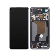   Xiaomi 12S / 12X / 12 fekete gyári LCD kijelző érintővel és kerettel