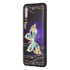 Slim Case Art - Samsung A705 Galaxy A70 (2019) fekete pillangó mintás szilikon tok