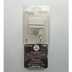   Raven Design hálózati töltő USB-A csatlakozóval, 2.1A 10W
