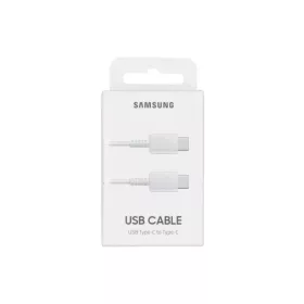   Bliszteres Samsung EP-DA705BWEGWW fehér gyári Type-C - Type-C adatkábel 1.0m