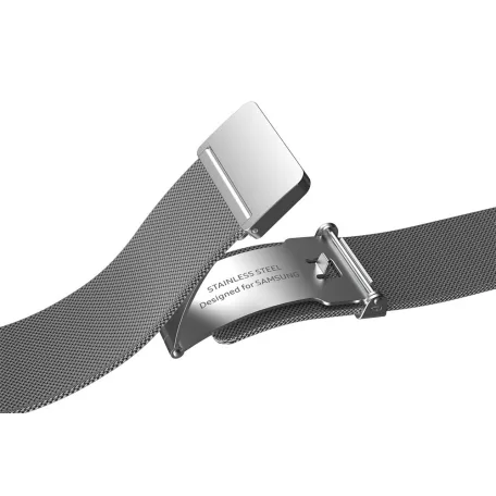 Samsung Galaxy Watch Milanese Band gyári Galyxy Watch ezüst fém 20mm óraszíj (GP-TYR870SAASW)