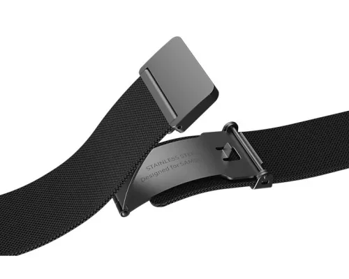 Samsung Galaxy Watch Milanese Band gyári Galyxy Watch fekete fém 20mm óraszíj (GP-TYR870SAABW)