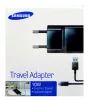 BLISZTERES Samsung ETA-U90EBE gyári hálózati fekete 2A ECB-DU4EBE fekete gyári micro USB adatkábellel 1.5m