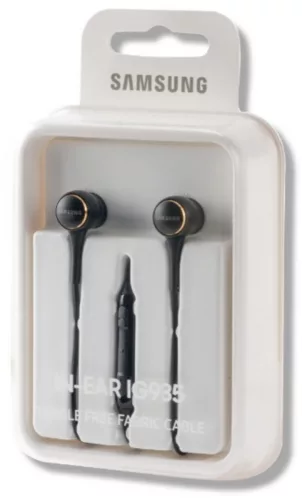 Bliszteres Samsung EO-IG935BBE fekete 3,5mm gyári sztereo headset
