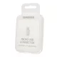 Bliszteres Samsung EE-GN930BWEGWW gyári micro USB Type-c átalakító adapter fehér