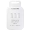 Bliszteres Samsung EE-GN930KWEGWW gyári micro USB Type-c átalakító adapter fehér (3db/csomag)