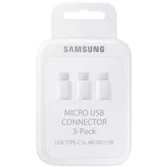   Bliszteres Samsung EE-GN930KWEGWW gyári micro USB Type-c átalakító adapter fehér (3db/csomag)