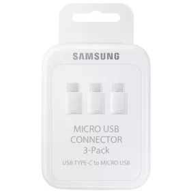   Bliszteres Samsung EE-GN930KWEGWW gyári micro USB Type-c átalakító adapter fehér (3db/csomag)