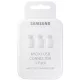 Bliszteres Samsung EE-GN930KWEGWW gyári micro USB Type-c átalakító adapter fehér (3db/csomag)