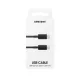 Bliszteres Samsung EP-DN975BBE fekete gyorstöltő gyári Type-C - Type-C adatkábel 1m, 5A