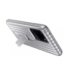   Samsung  Protective Standing Cover G980 Galaxy S20 (6.2) gyári ezüst hátlapvédő tok (EF-RG980)