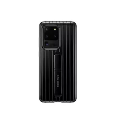  Samsung  Protective Standing G985 Galaxy S20 Plus (6.7) gyári fekete hátlapvédő tok (EF-RG980)