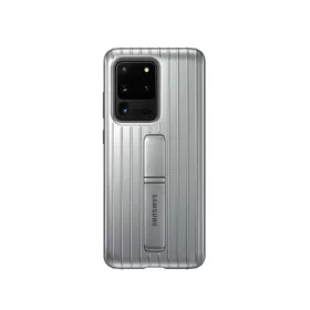   Samsung  Protective Standing Cover G985 Galaxy S20 Plus (6.7) gyári ezüst hátlapvédő tok (EF-RG985)