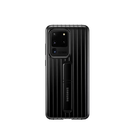 Samsung  Protective Standing G980 Galaxy S20 (6.2) gyári fekete hátlapvédő tok (EF-RG980)