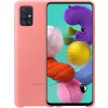 Samsung A715 Galaxy A71 (2020) gyári pink hátlapvédő szilikon tok (EF-PA715)