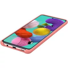   Samsung A515 Galaxy A51 (2020) gyári pink hátlapvédő szilikon tok (EF-PA515)