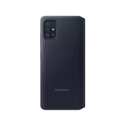 Samsung S View Wallet A515 Galaxy A51 (2020) gyári fekete könyvtok (EF-EA515)