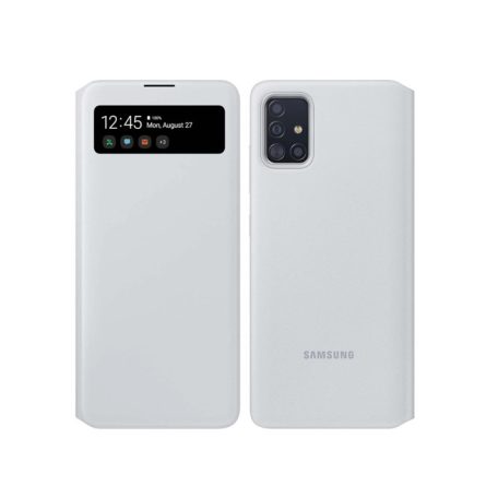 Samsung S View Wallet A515 Galaxy A51 (2020) gyári fehér könyvtok (EF-EA515)