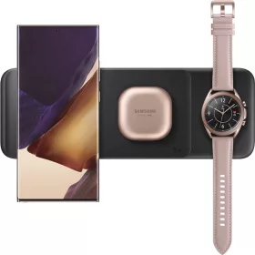   Bliszteres Samsung EP-P6300TBEGEU vezeték nélküli tripla fekete töltőpad 9W