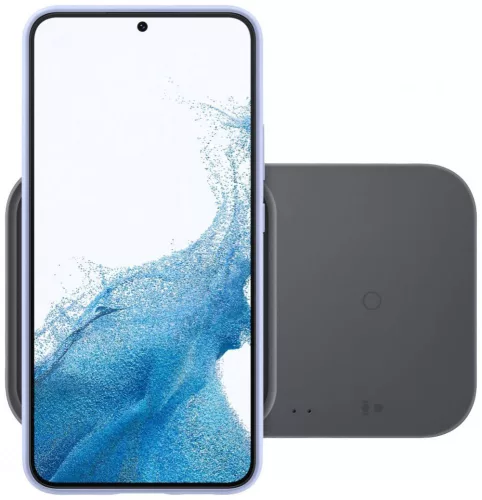 Bliszteres Samsung EP-P4300BBEGEU vezeték nélküli dupla fekete töltőpad 9W
