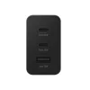 BLISZTERES Samsung Trio EP-T6530XBEGEU gyári hálózati fekete gyorstöltő 65W gyári Type-C - Type-C adatkábel 1.8m 5A