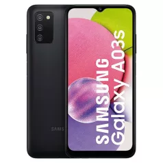   Samsung A037G Galaxy A03s (2021) 3/32GB Dual SIM kártyafüggetlen érintős mobiltelefon, fekete, 6.5 inch