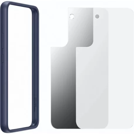 Samsung Frame Cover S906 Galaxy S22 Plus (2022) gyári kék hátlapvédő tok (EF-MS906CNE)