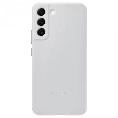   Samsung S906 Galaxy S22 Plus (2022) gyári világosszürke bőr hátlapvédő tok (EF-VS906LJEGWW)